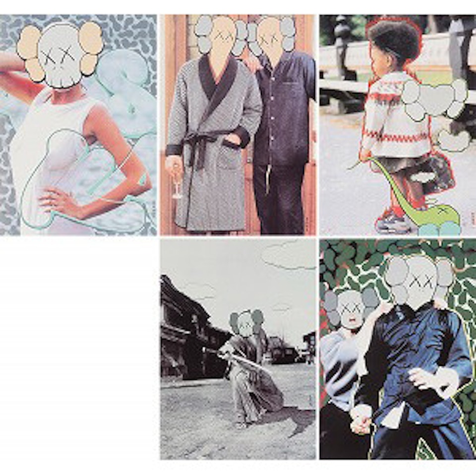 "Teaser" Collection posters by Kaws