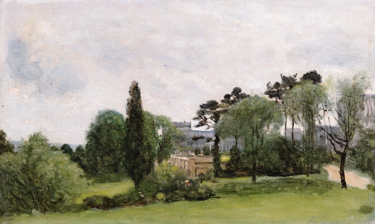 THE CRYSTAL PALACE, LONDON by Jean Baptiste Camille Corot
