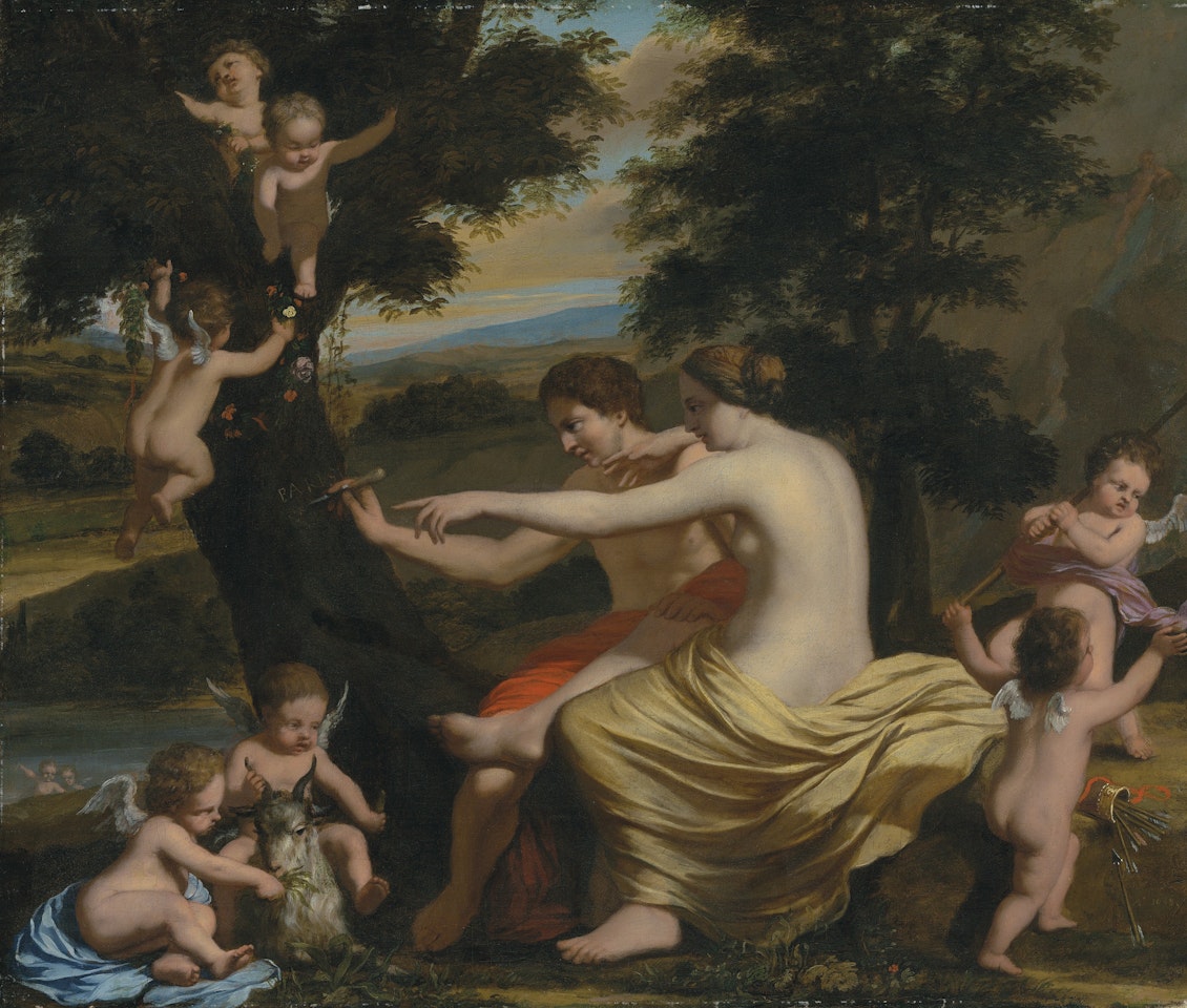 Paris and Oenone by French School