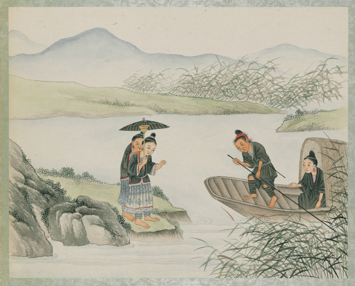 Minority Peoples in China, an album of twenty leaves by Chinese School