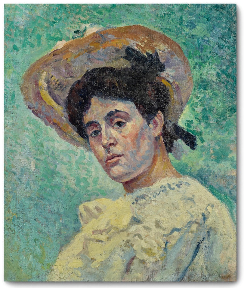 Portrait of Philiberte Givort by Maximilien Luce
