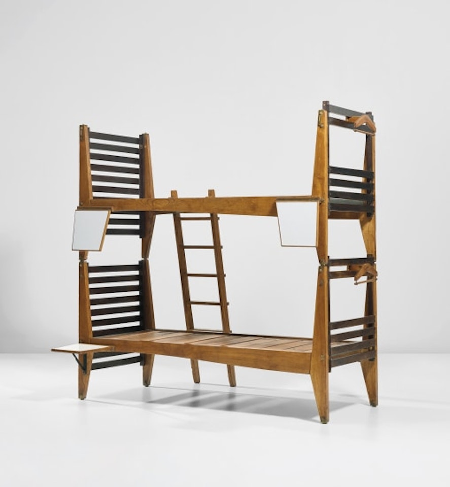 Set of two bunk beds, from Casa del Sole, Cervinia by Carlo Mollino