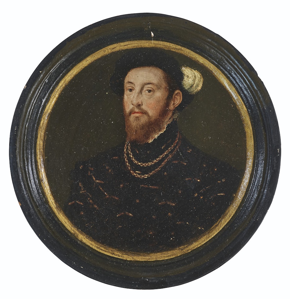 Portrait of a gentleman, bust-length by Flemish School