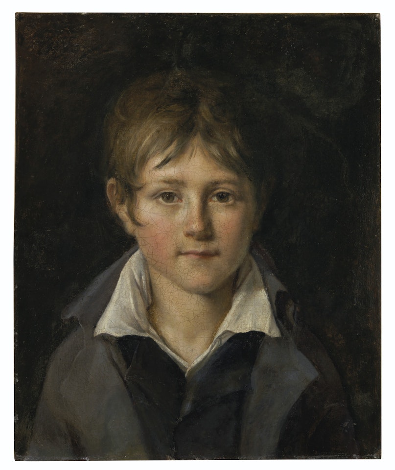 Portrait of a boy, bust-length by French School