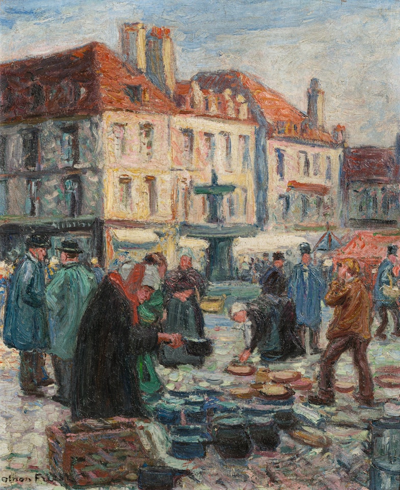LE MARCHÉ DE FALAISE by Othon Friesz