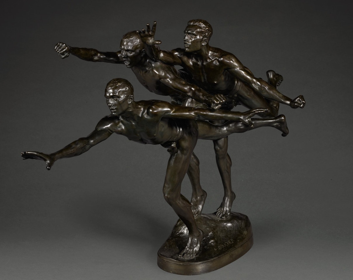 AU BUT (THE FINISHING LINE) by Alfred Boucher