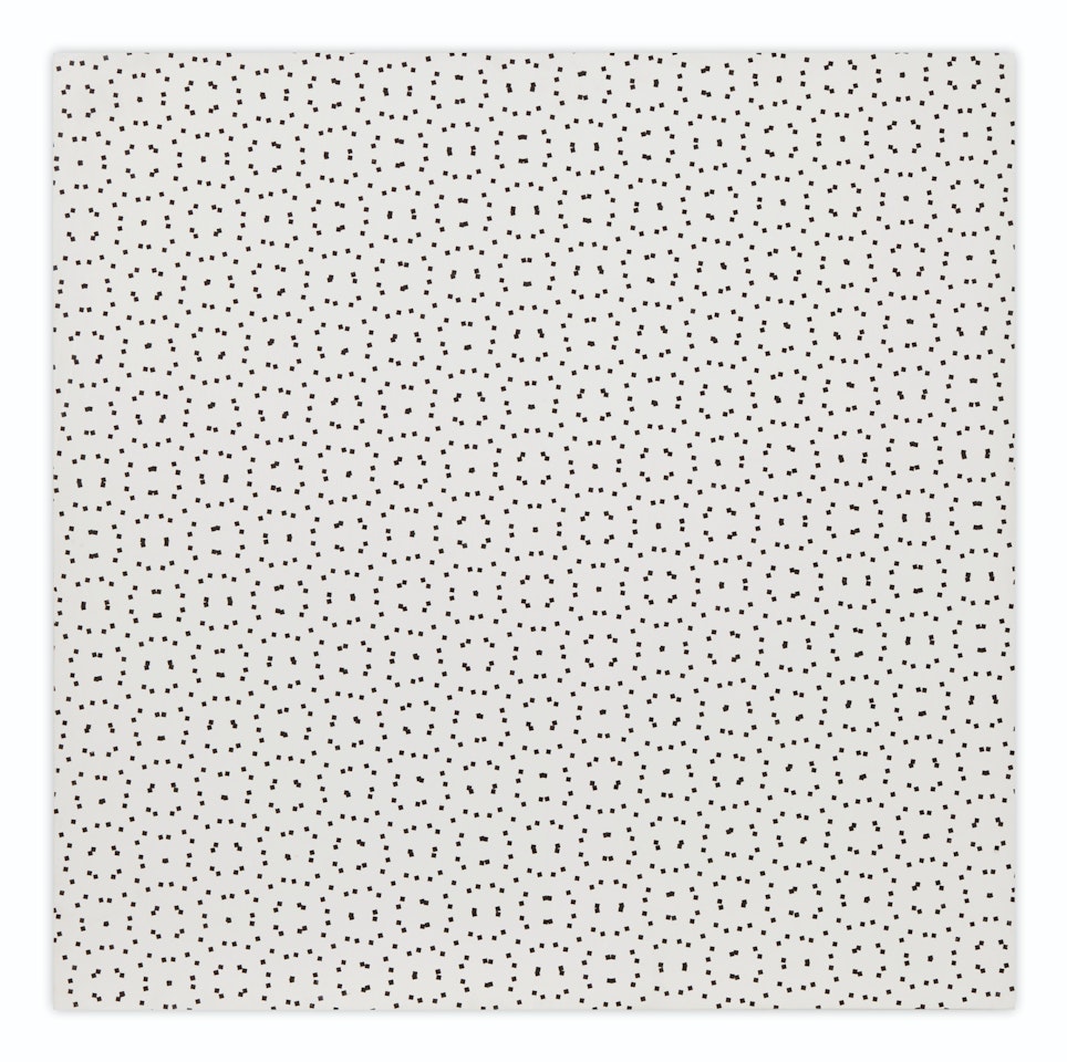 2 TRAMES DE PETITS CARRÉS -9° +9° by Francois Morellet