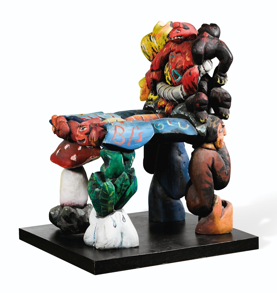 POSITION 7, STUHL DER ZUKUNFTSFRAGEN by Jörg Immendorff