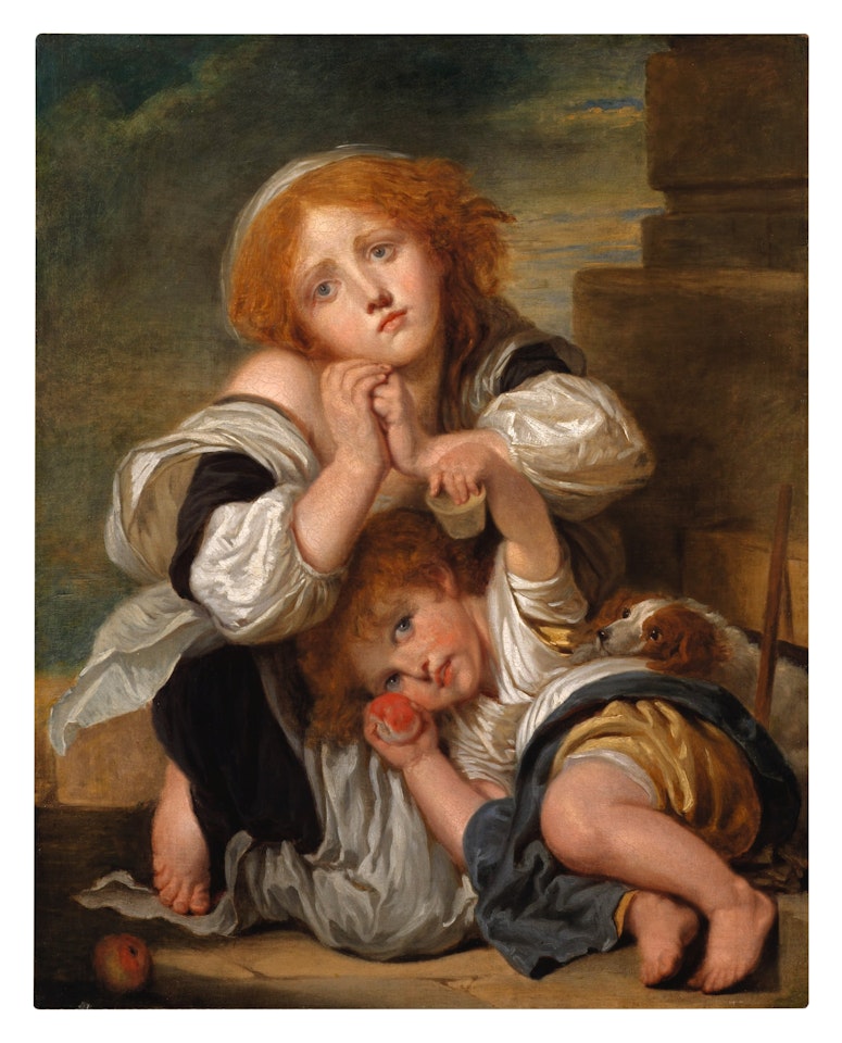 LES PETITS ORPHELINS by Jean-Baptiste Greuze