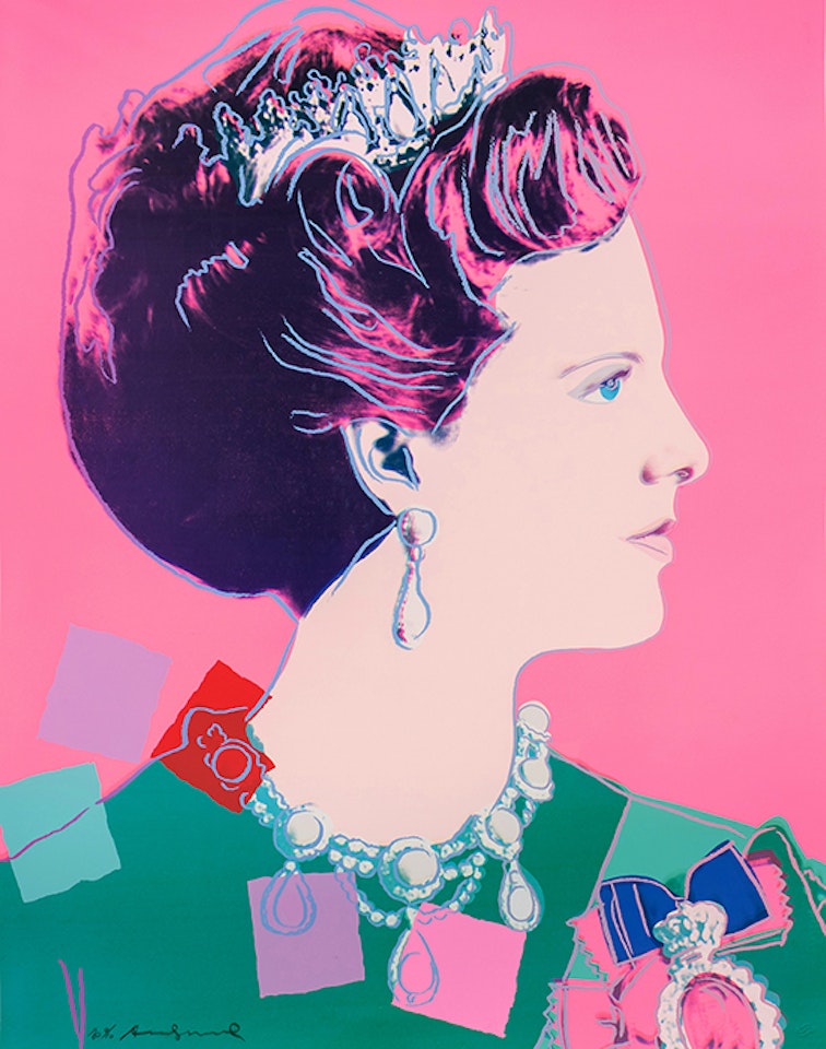 Reigning Queen (Margaret) by Andy Warhol