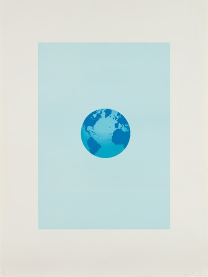 The World and its Surroundings, from The Global Edition series by Ed Ruscha