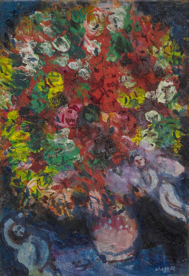 L'ANGELOT DANS LE BOUQUET by Marc Chagall