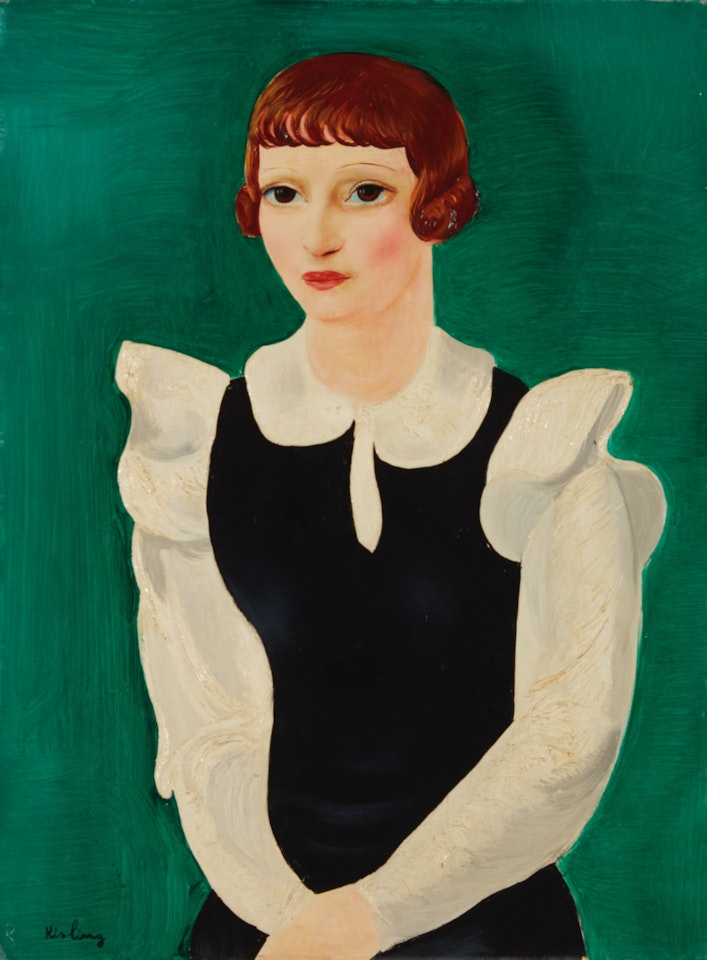 PORTRAIT DE JEUNE FEMME by Moïse Kisling