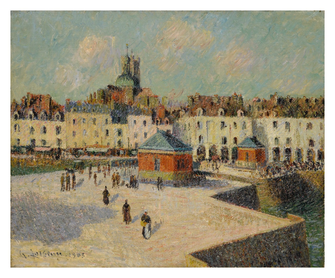 DIEPPE, LE QUAI DE CARENAGE by Gustave Loiseau
