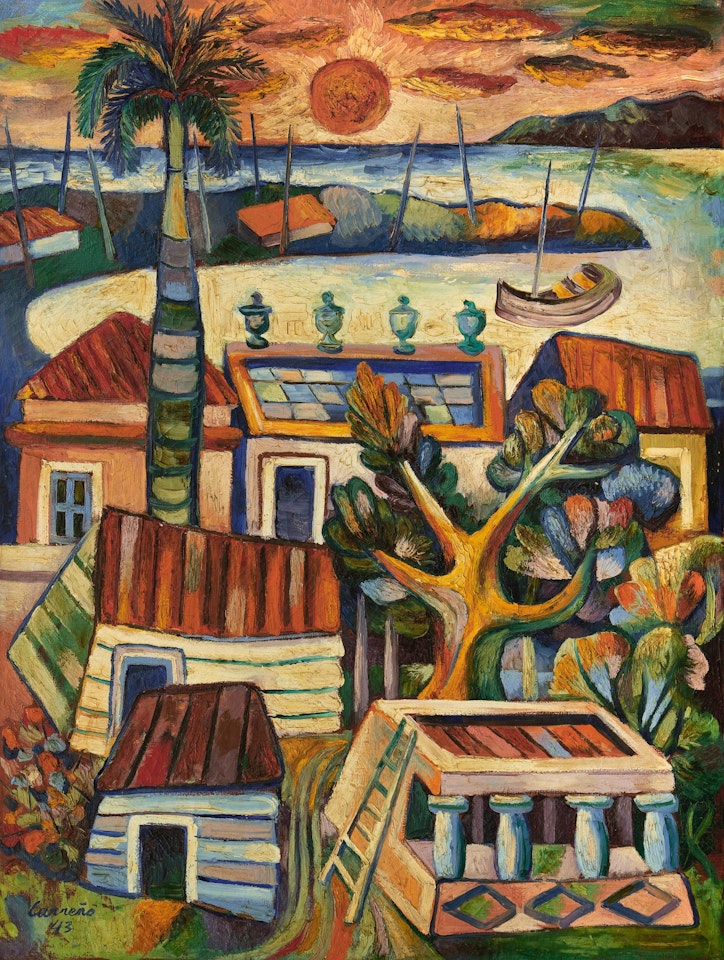 PAISAJE CUBANO (CUBAN LANDSCAPE)  by Mario Carreno