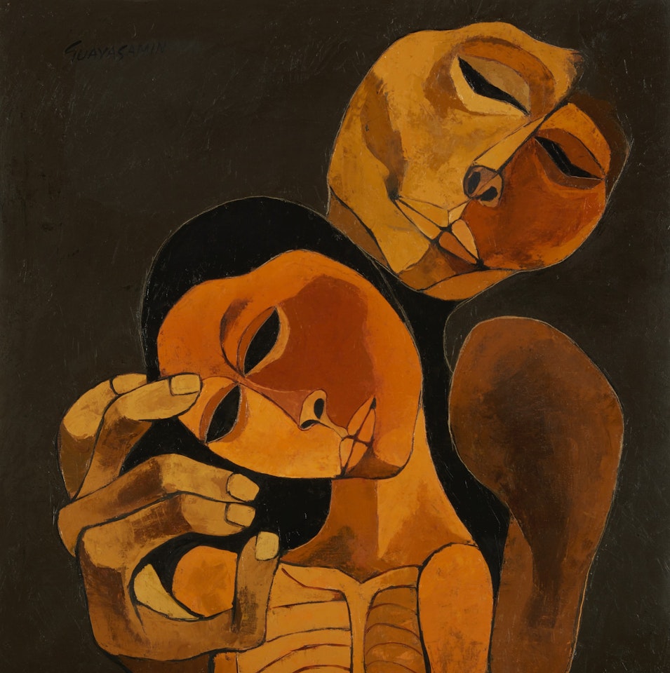 MADRE Y NIÑO by Oswaldo Guayasamin