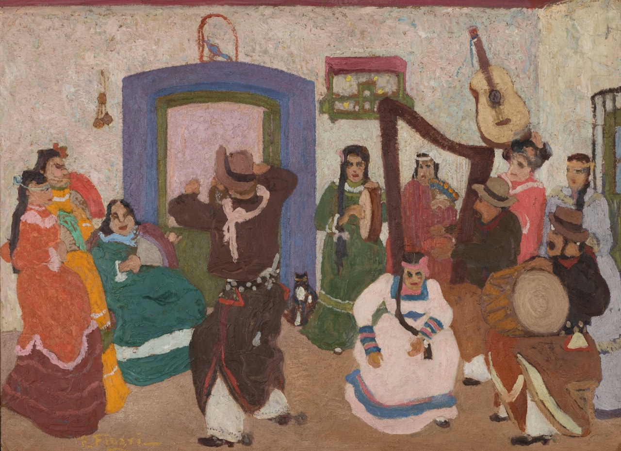 EL ESCONDIDO  by Pedro Figari