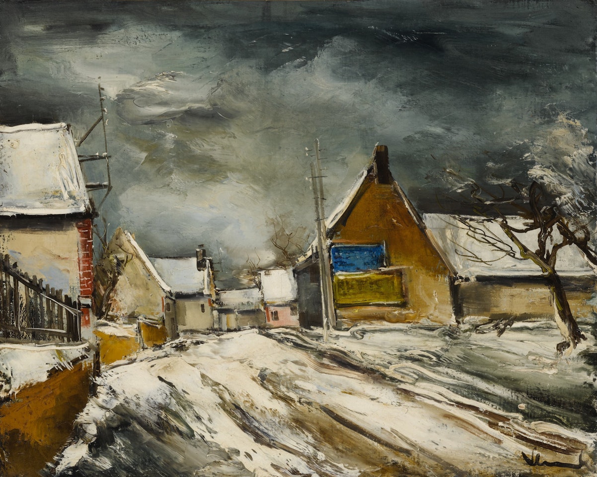 L'HIVER by Maurice de Vlaminck