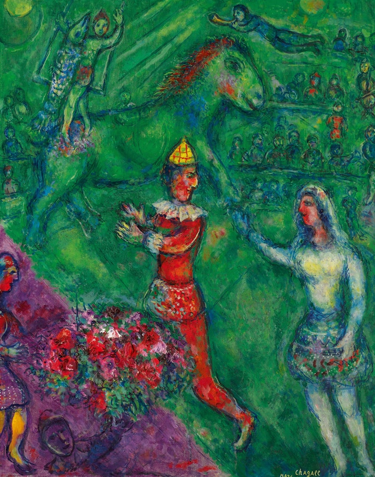 LE CIRQUE VERT by Marc Chagall