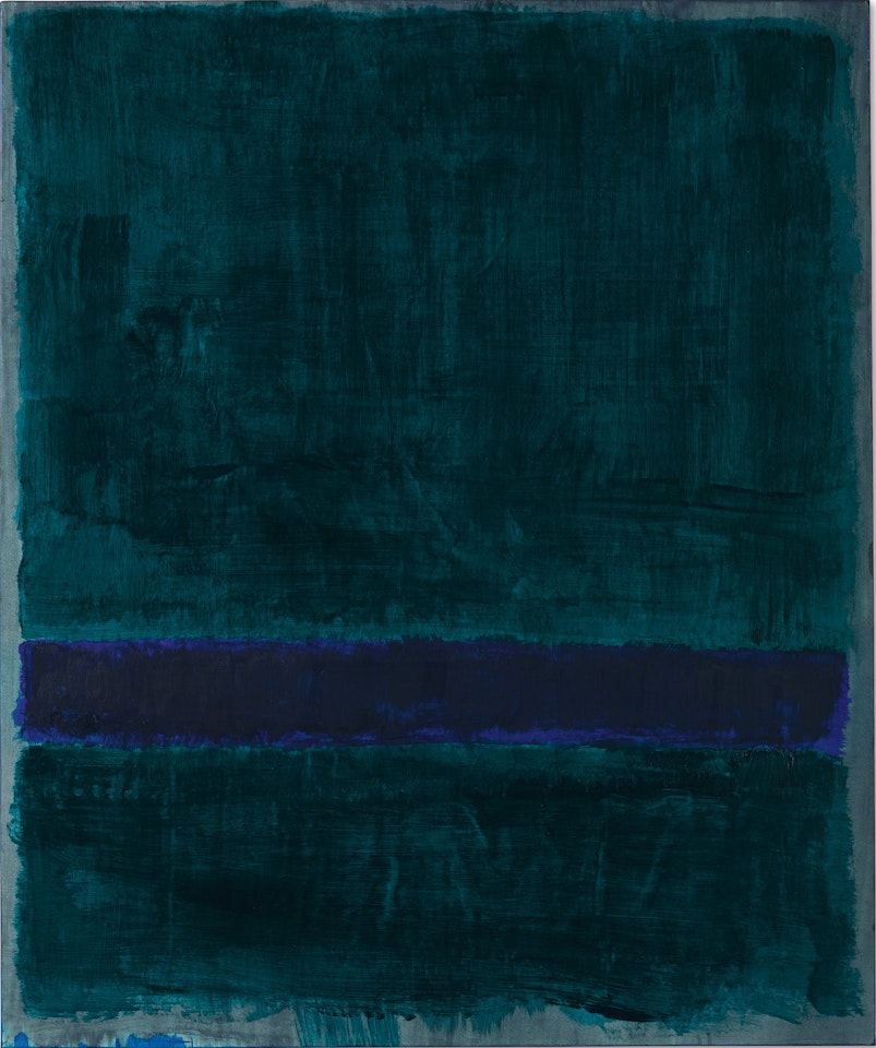 GREEN, BLUE, GREEN  by Mark Rothko