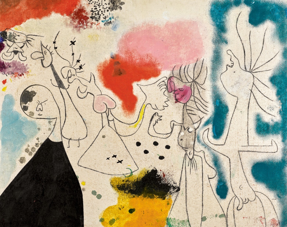 GROUPE DE PERSONNAGES by Joan Miró