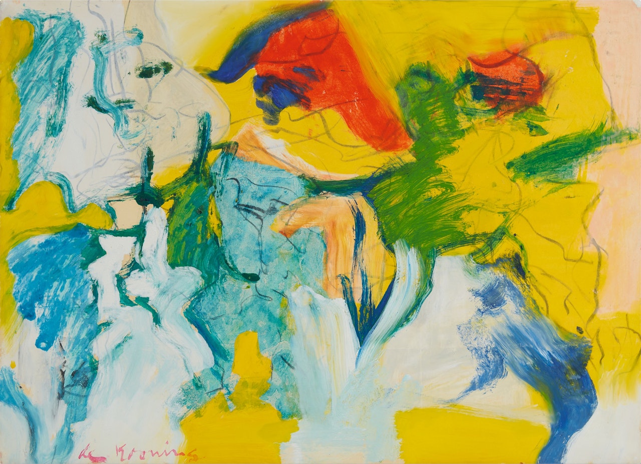 EAST HAMPTON GARDEN PARTY  by Willem de Kooning