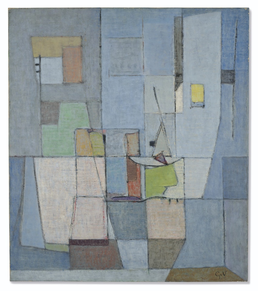 Composition bleue by Geer van Velde