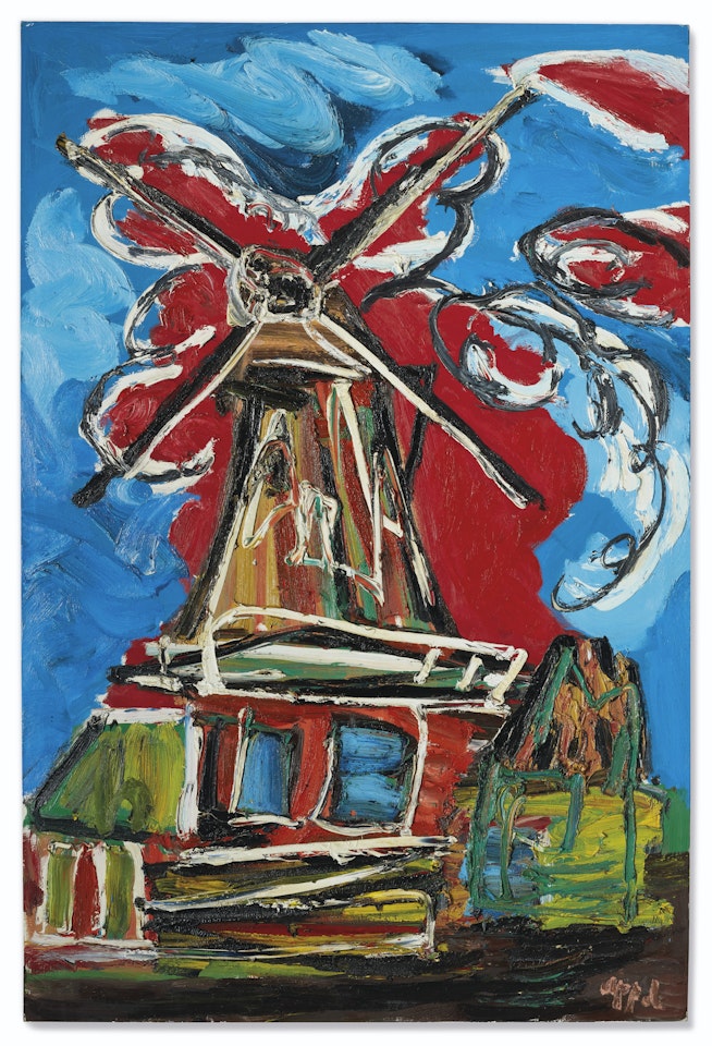 Le moulin by Karel Appel