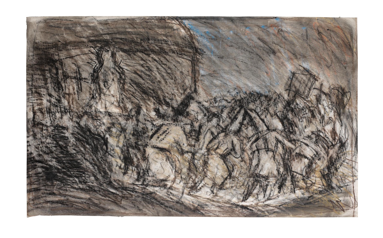 From Goya: Procession of the Flagellants by Leon Kossoff