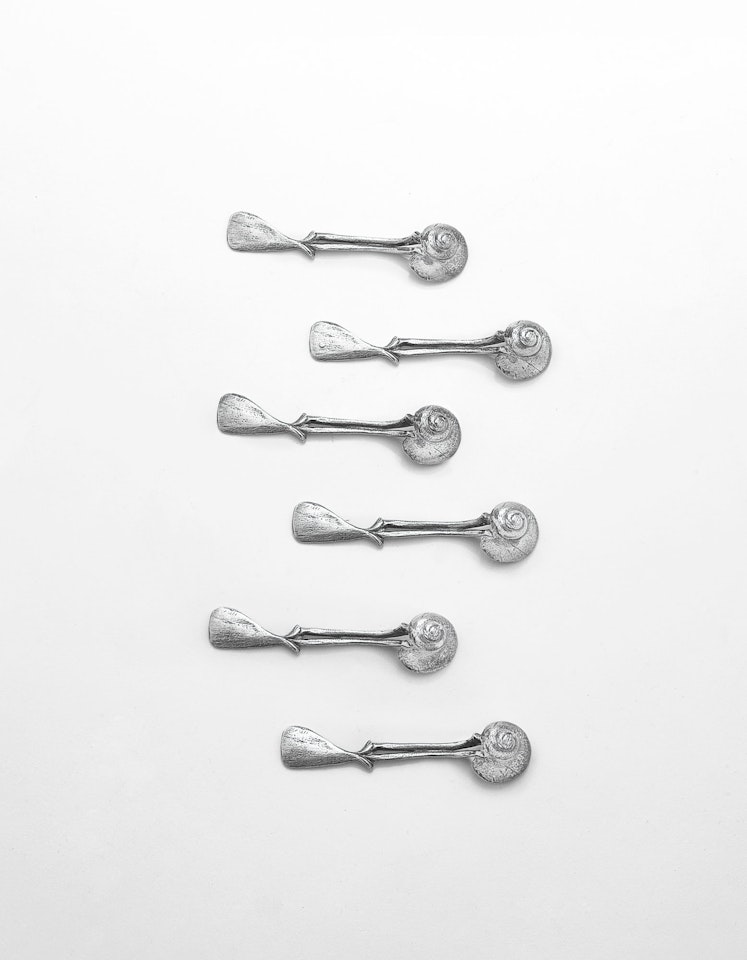 ENSEMBLE DE SIX CUILLÈRES, SERVICE 'LES PHAGOCYTES' by Claude Lalanne