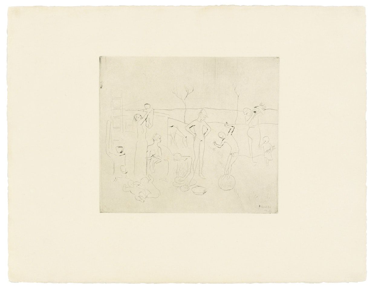 Les Saltimbanques, from La Suite des Saltimbanques by Pablo Picasso