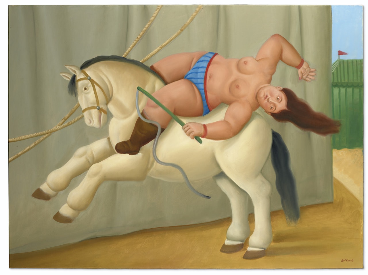 Circus act by Fernando Botero