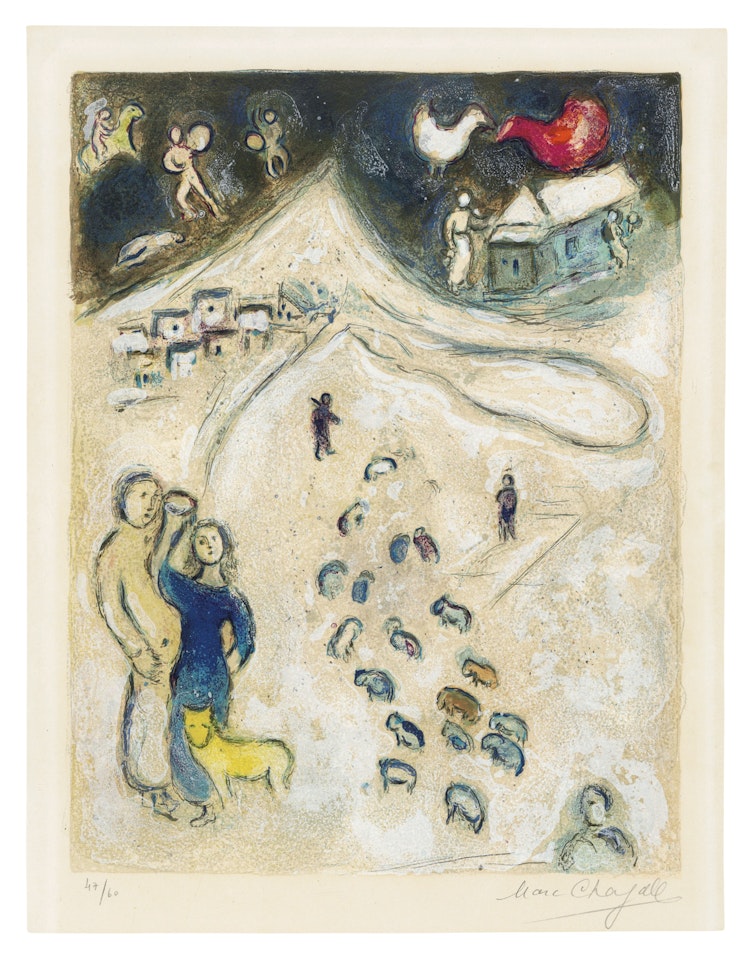 L'Hiver, from: Daphnis et Chloé by Marc Chagall