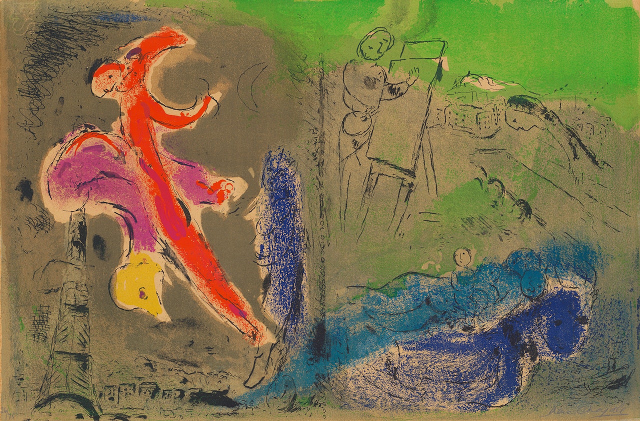 Vision de Paris by Marc Chagall