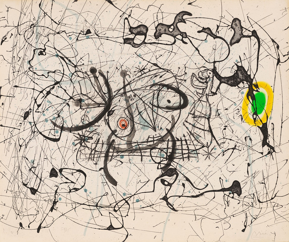 One Plate, from: Fissures by Joan Miró