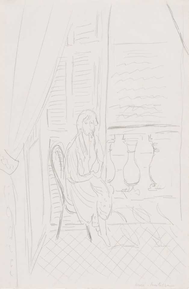 Étude pour intérieur, Nice by Henri Matisse