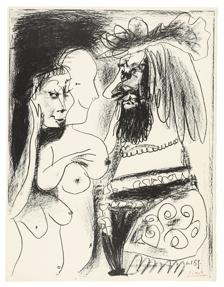 Le vieux Roi by Pablo Picasso