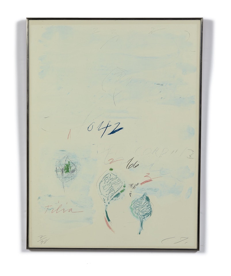 Tilia Cordata / 76 (Natural History Part II - Some trees of Italy, planche VII) by Cy Twombly