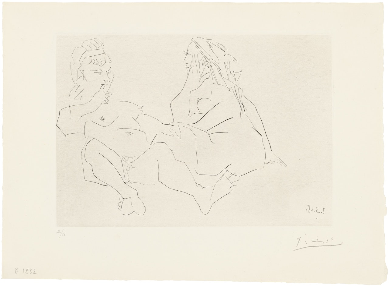 Deux Femmes III by Pablo Picasso