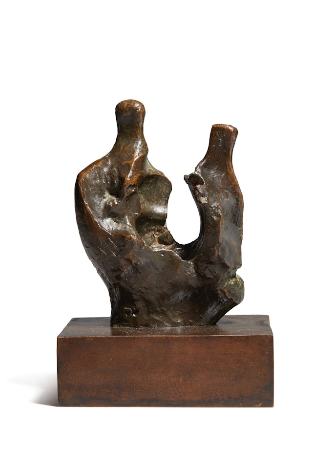 MOTHER AND CHILD (BONE) by Henry Moore