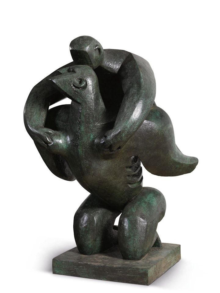 MOTHER AND CHILD by Jacques Lipchitz