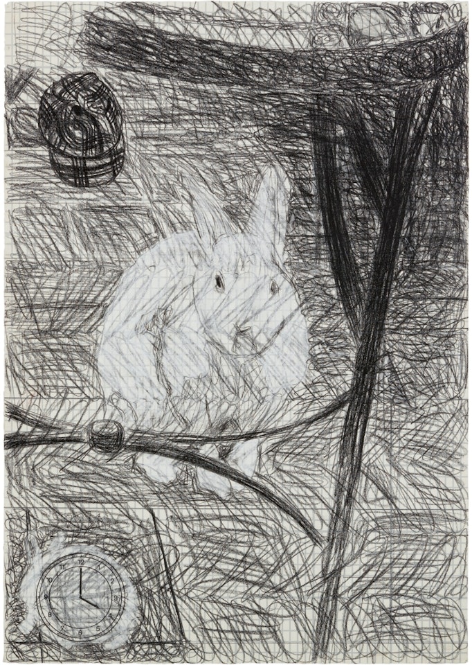 4 P.M., BIG BUNNY by Jennifer Bartlett