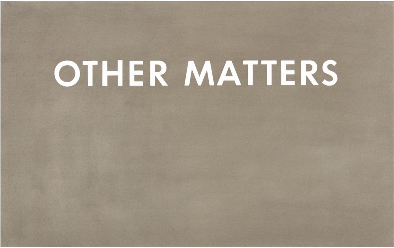 OTHER MATTERS by Ed Ruscha