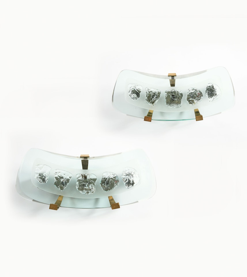 Paire d'appliques mod. 1598 by Max Ingrand