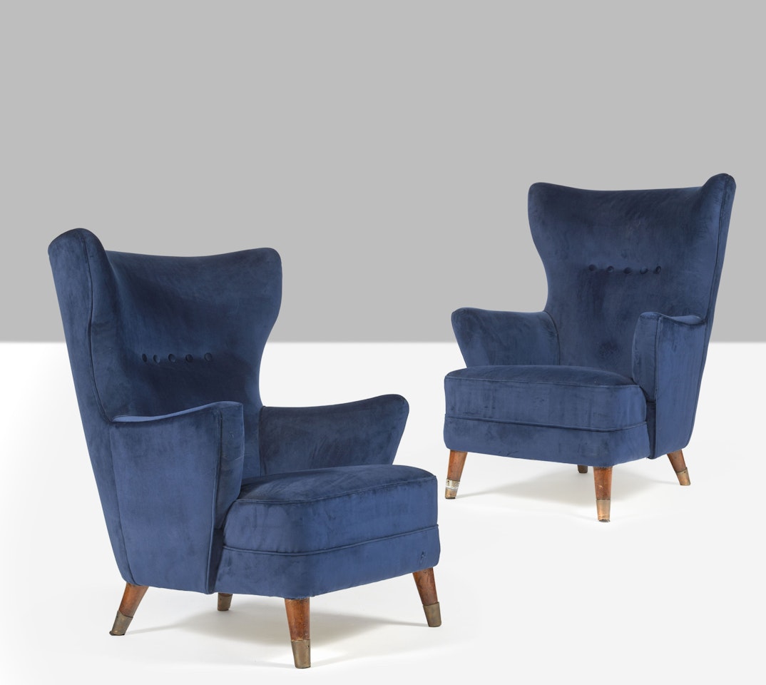 Paire de fauteuils by Gio Ponti