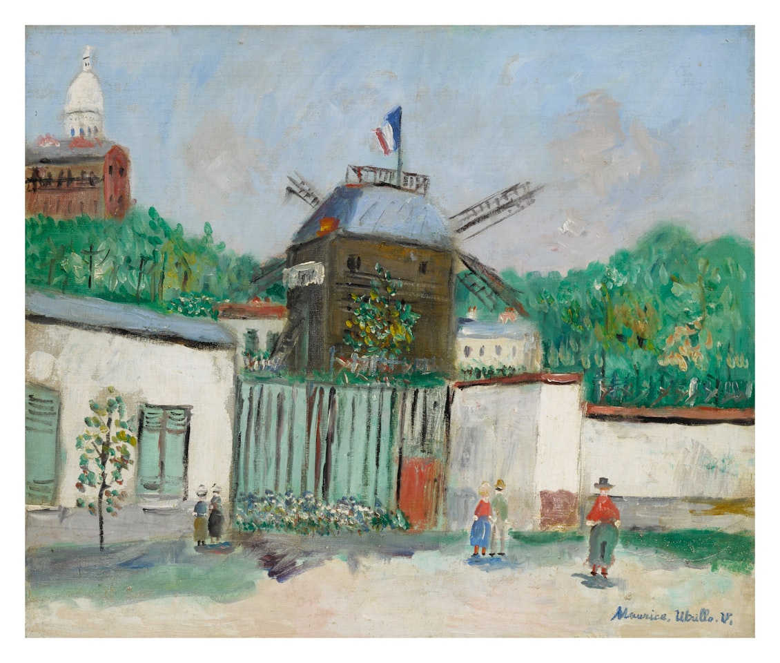 LE MOULIN DE LA GALETTE by Maurice Utrillo