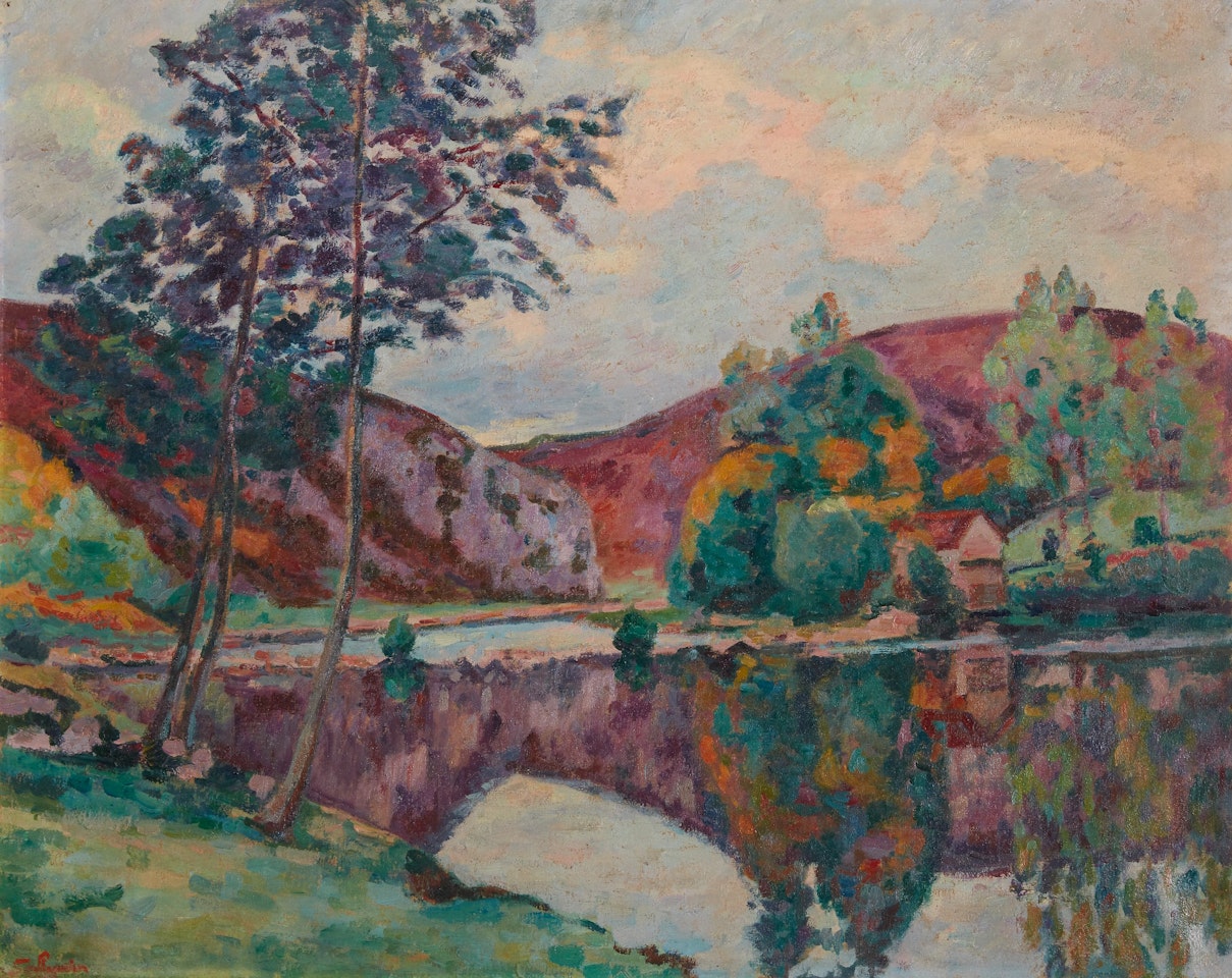 PAYSAGE DE LA CREUSE (A DOUBLE-SIDED WORK) by Armand Guillaumin