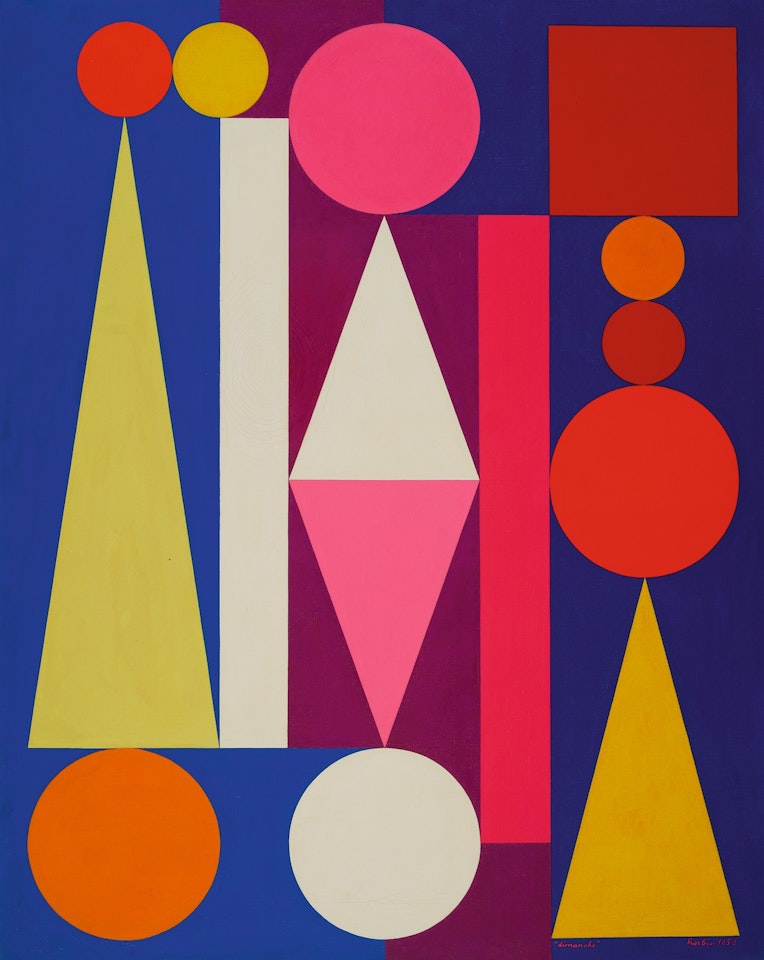 DIMANCHE I by Auguste Herbin