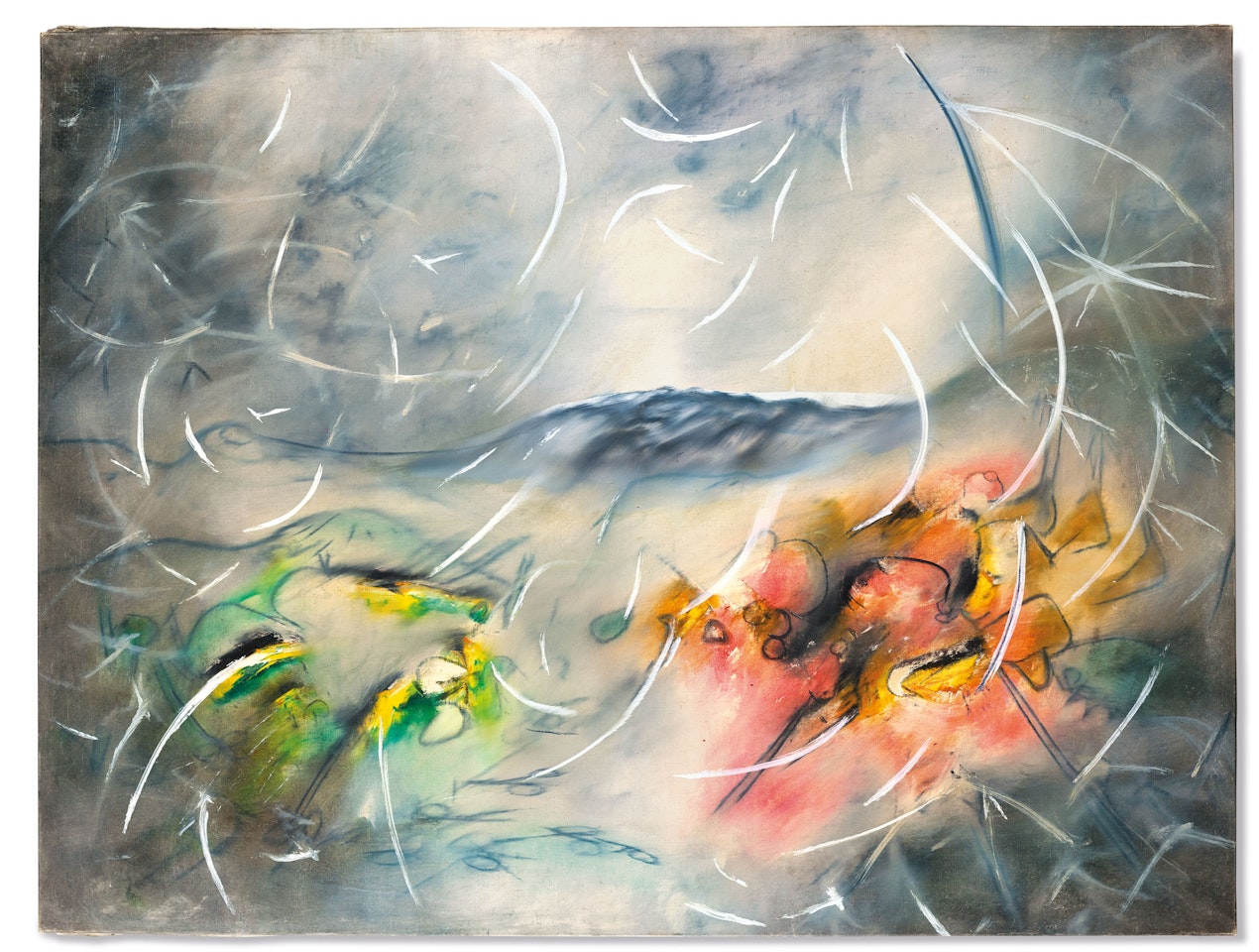 La pointe du réveil by Roberto Matta
