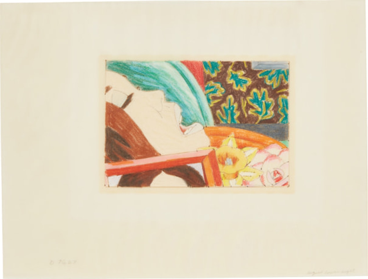 Study for Face Aquatint by Tom Wesselmann